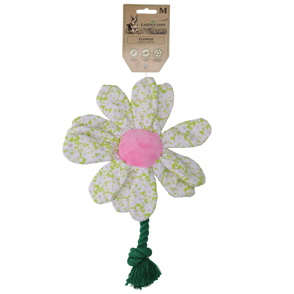 Garden Paws Flower Spring Sakura hondenspeelgoed maat M