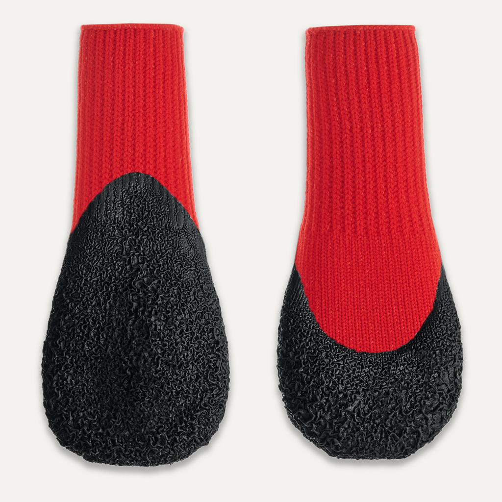 Goo-eez Hundeschuhe Lites M Rot/Schwarz (4 Stück)