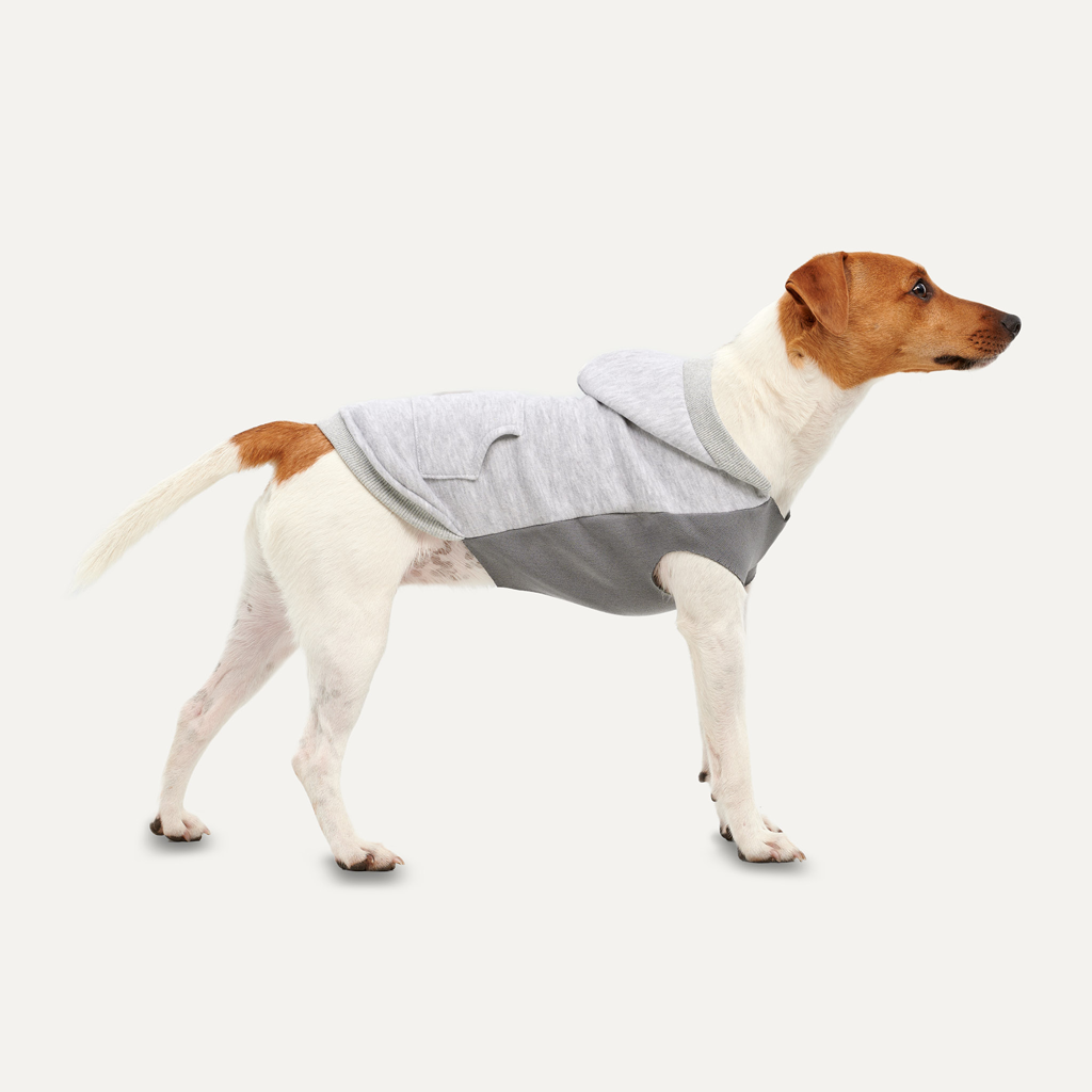 Goo-eez Kangaroo Fleece Hoodie Hunde-Hoodie XL Grau
