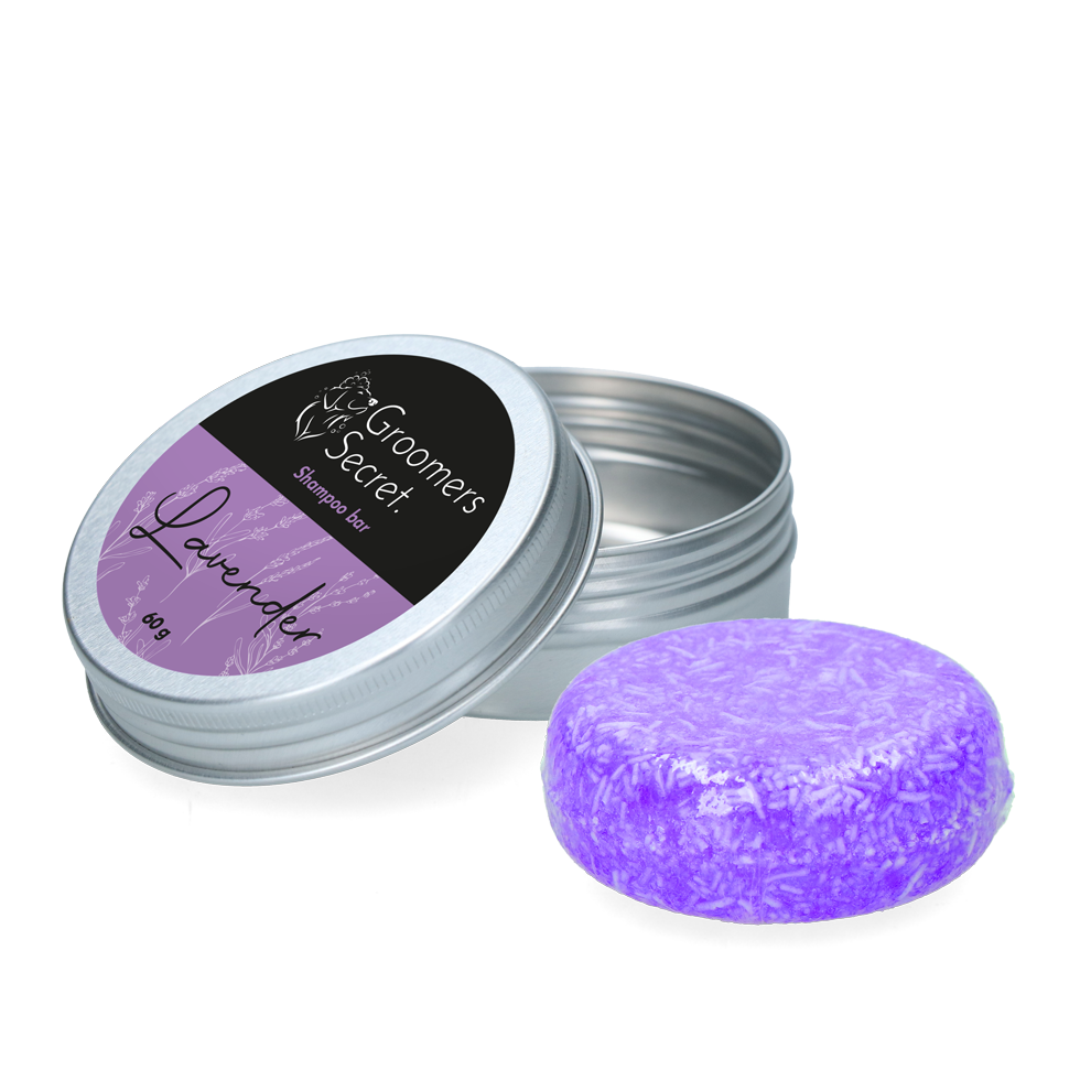 Groomers Secret Shampoo Bar Lavendel für Hunde 60 g