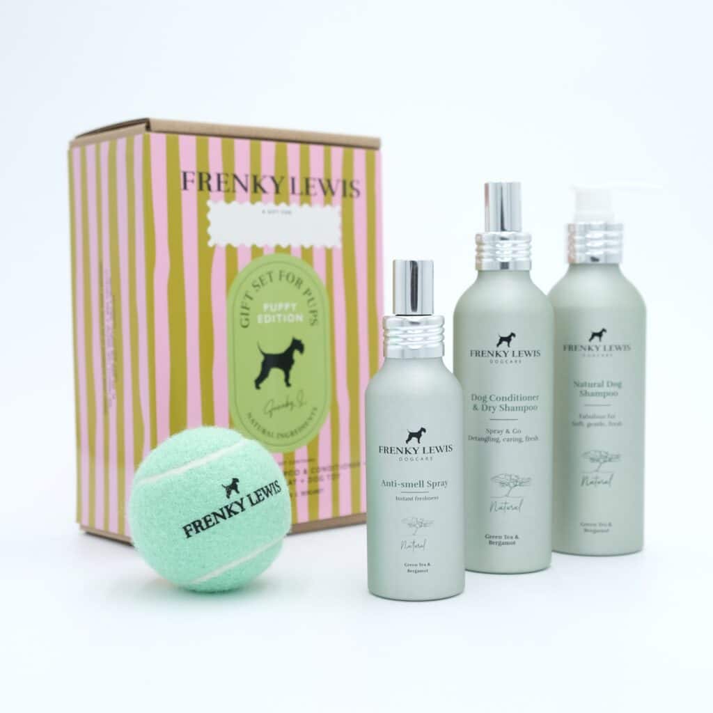 Frenky Lewis Puppy Gift Set hond verzorgingsproduct 200/150/100 ml