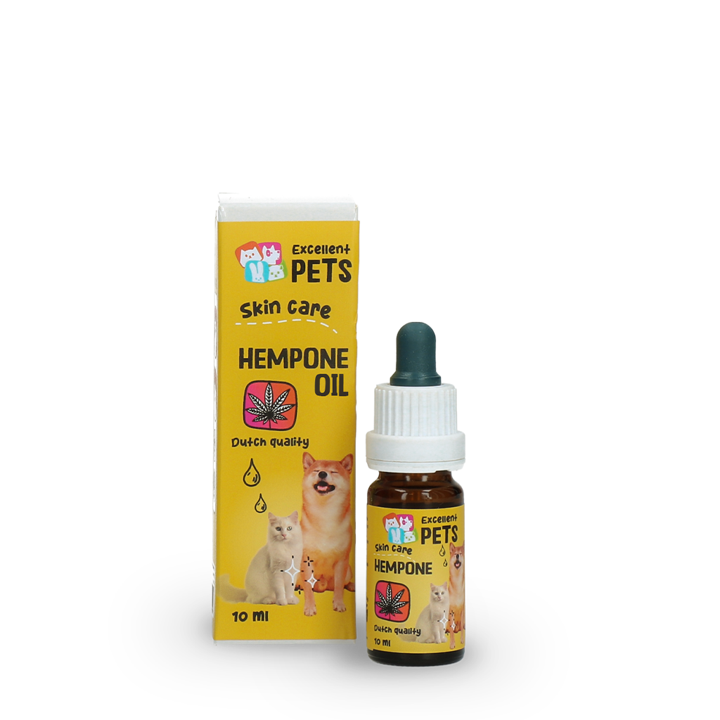 EXCELLENT PETS Hempone Oil huile de CBD complément pour le pelage chien 10 ml