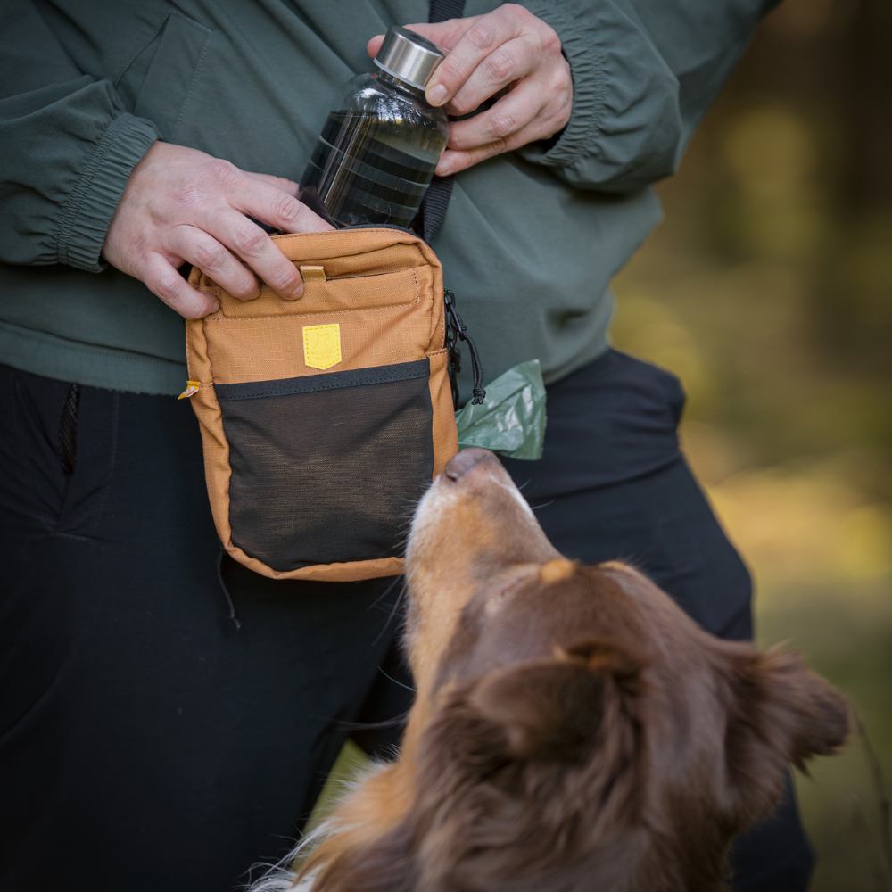 Woolly Wolf Hydration Shoulder Bag draagtas RPET 15x21 cm