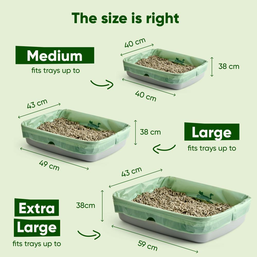 Cat Litter Liner - Extra Large - 8 Pack