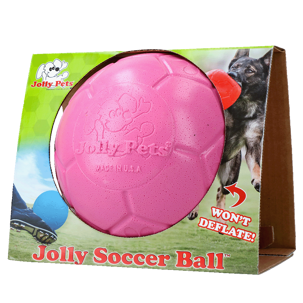 Jolly Pets Jolly Soccer Ball Hundefußball Rosa L 20 cm