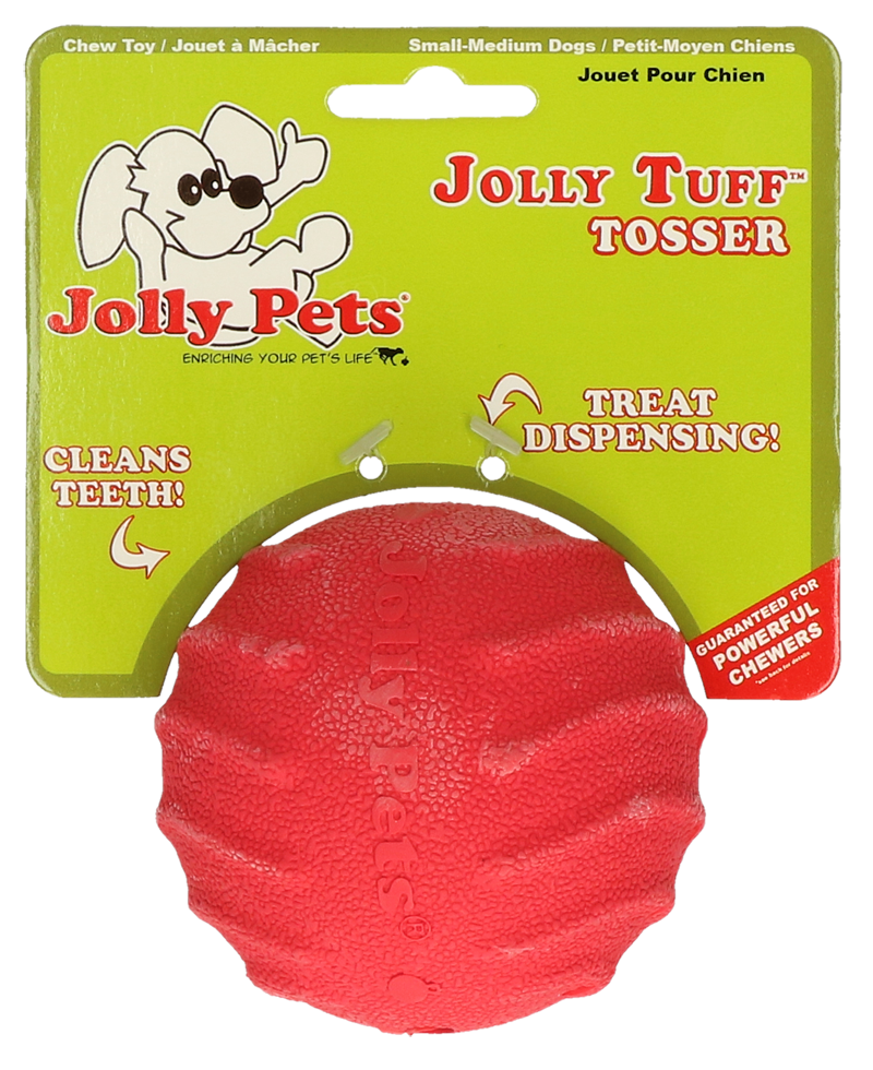 Jolly Pets Jolly Tuff Tosser kauwspeelgoed S (7,5 cm)