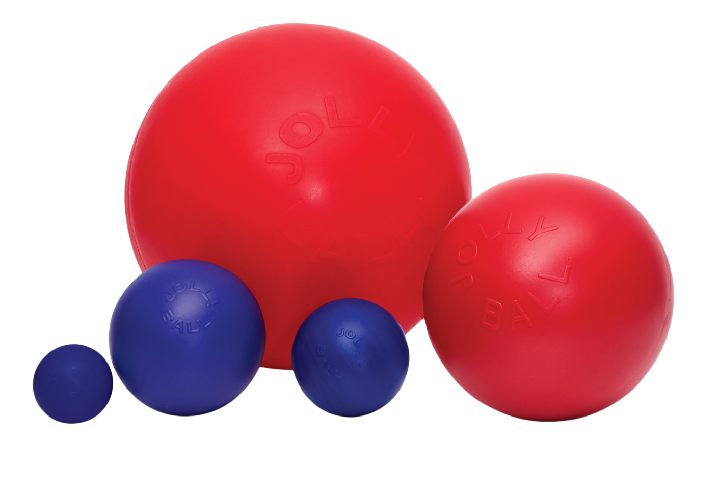 Jolly Pets Jolly Ball Push-n-Play Hundespielzeug Rot XL 35 cm
