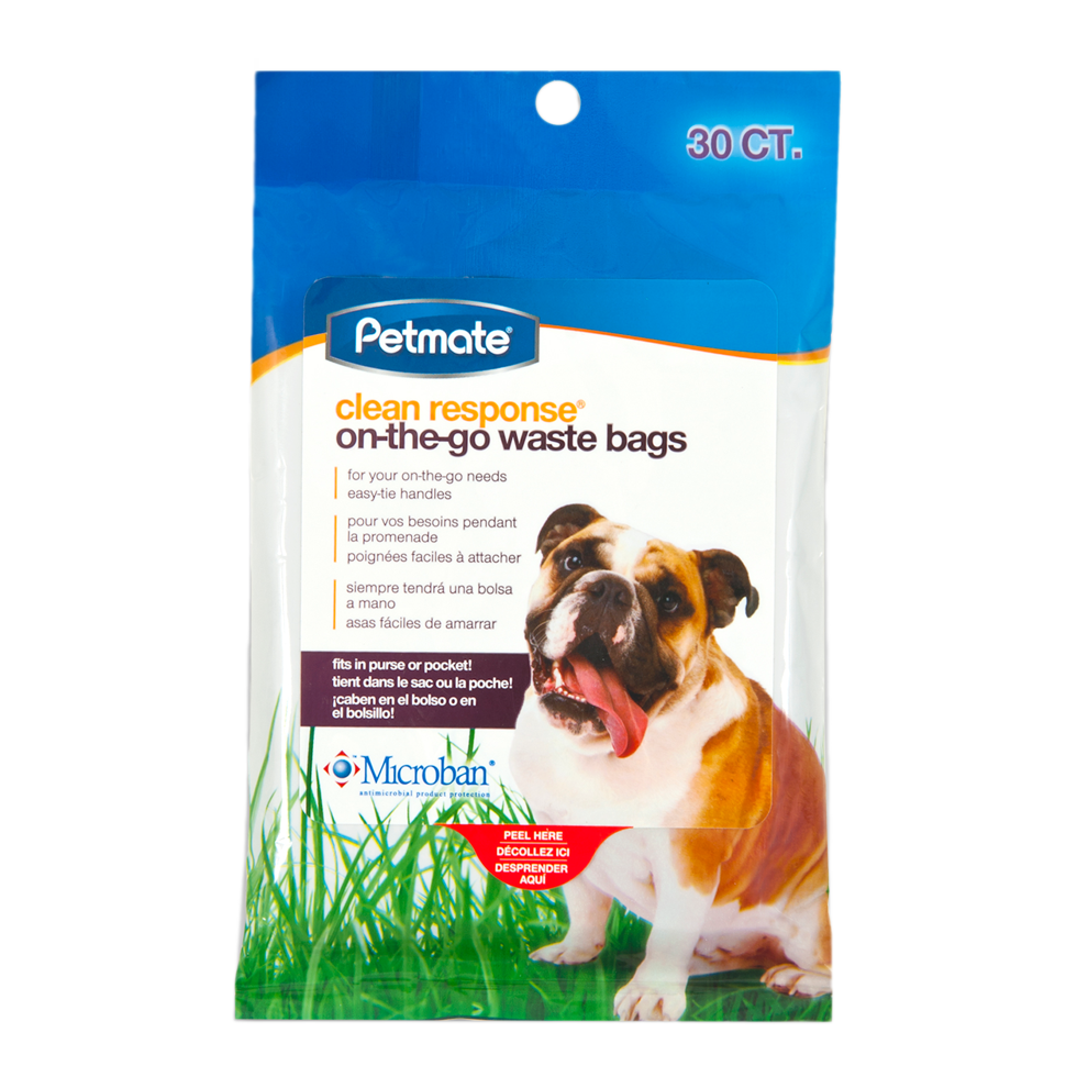 Petmate Clean Response On-the-Go poepzakjes 30 stuks