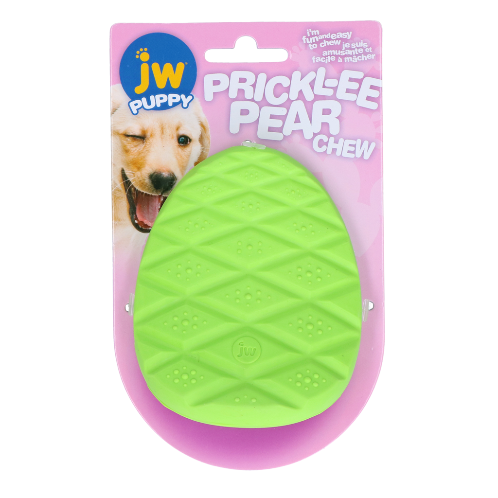 JW Prickl-ee Pear Teether puppy bijtspeeltje