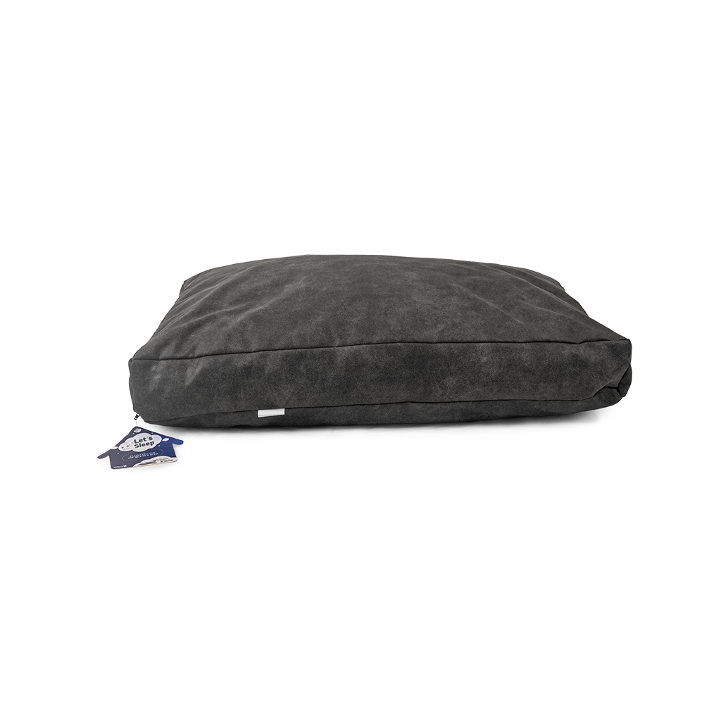 Let's Sleep Plush Pillow coussin pour chien XL Anthracite 125 x 90 x 10 cm