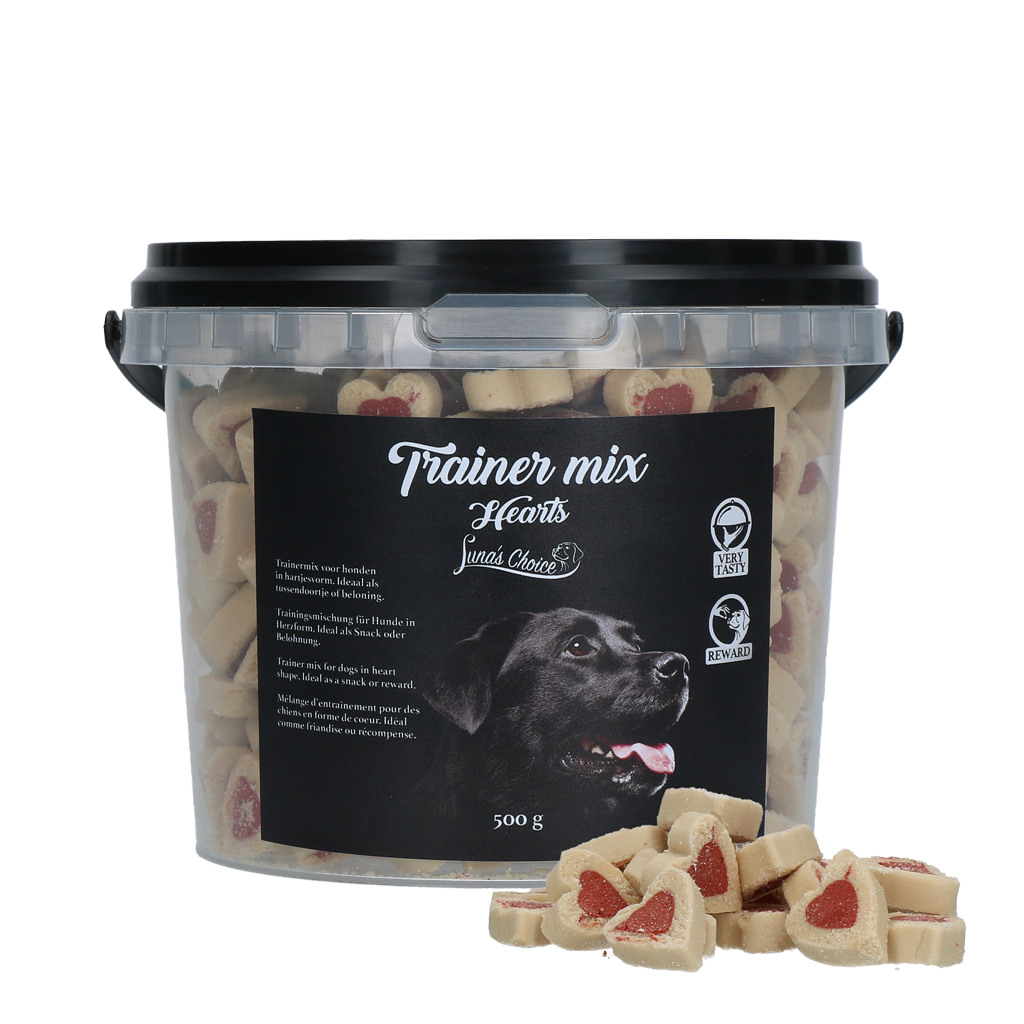 Luna's Choice Trainer Mix Hartjes trainingssnoepjes 500 g