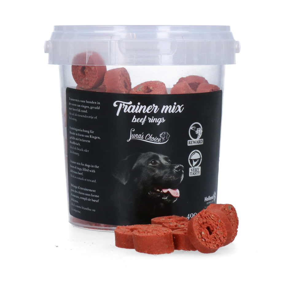 Luna's Choice Trainer Mix Rindfleisch Ringe 400 g