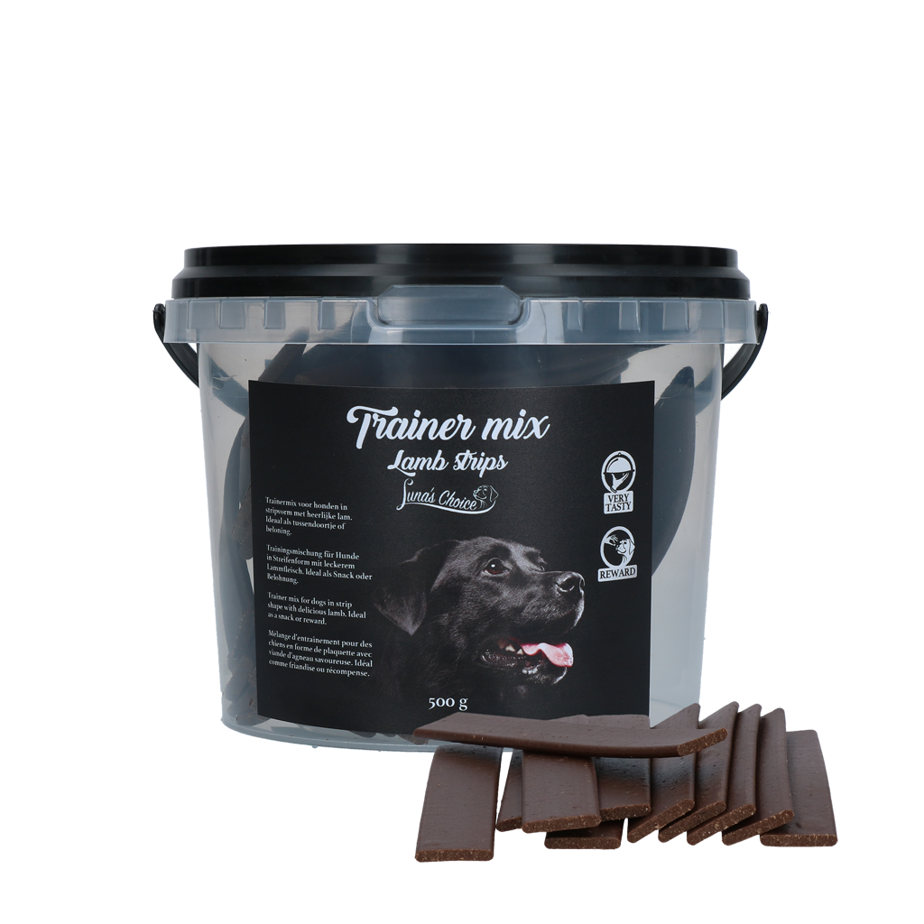 Luna's Choice Trainer Mix Lamb Strips agneau 500 g