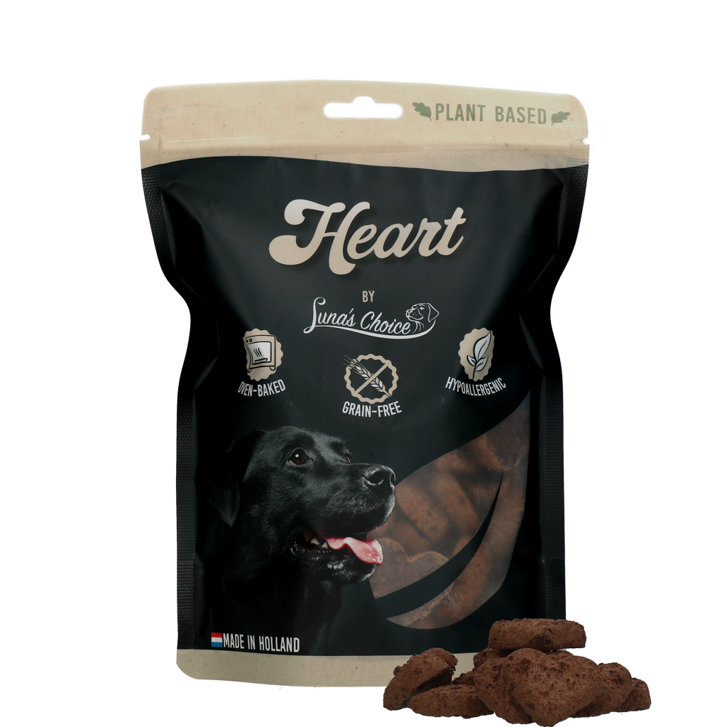Luna's Choice Plant Based Heart hondenkoekjes