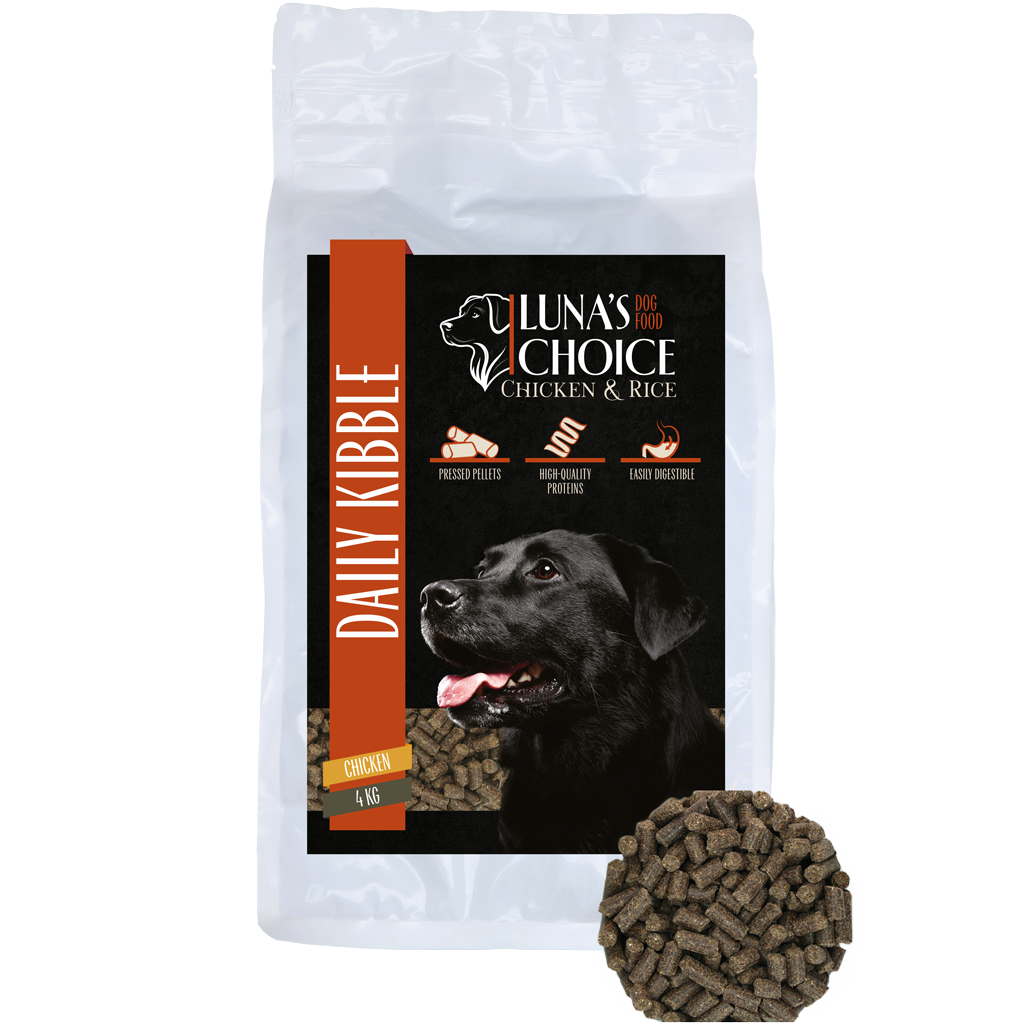 Luna's Choice Adult Kip/Rijst hondenbrokken 4 kg