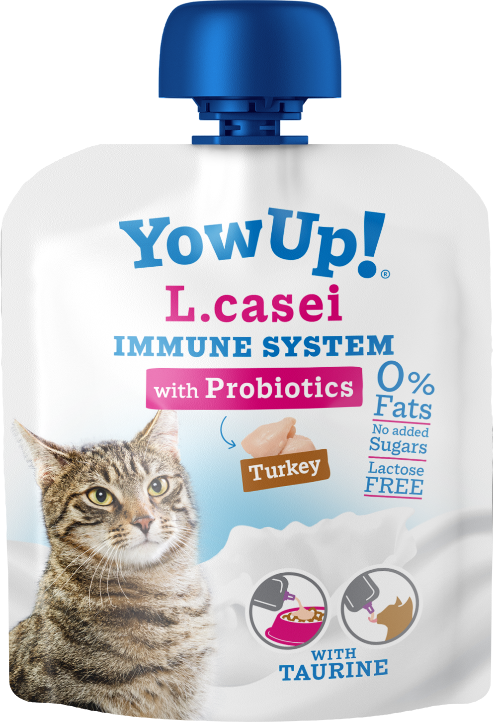 YowUp! L. Casei Immune System Turkey snack pour chat