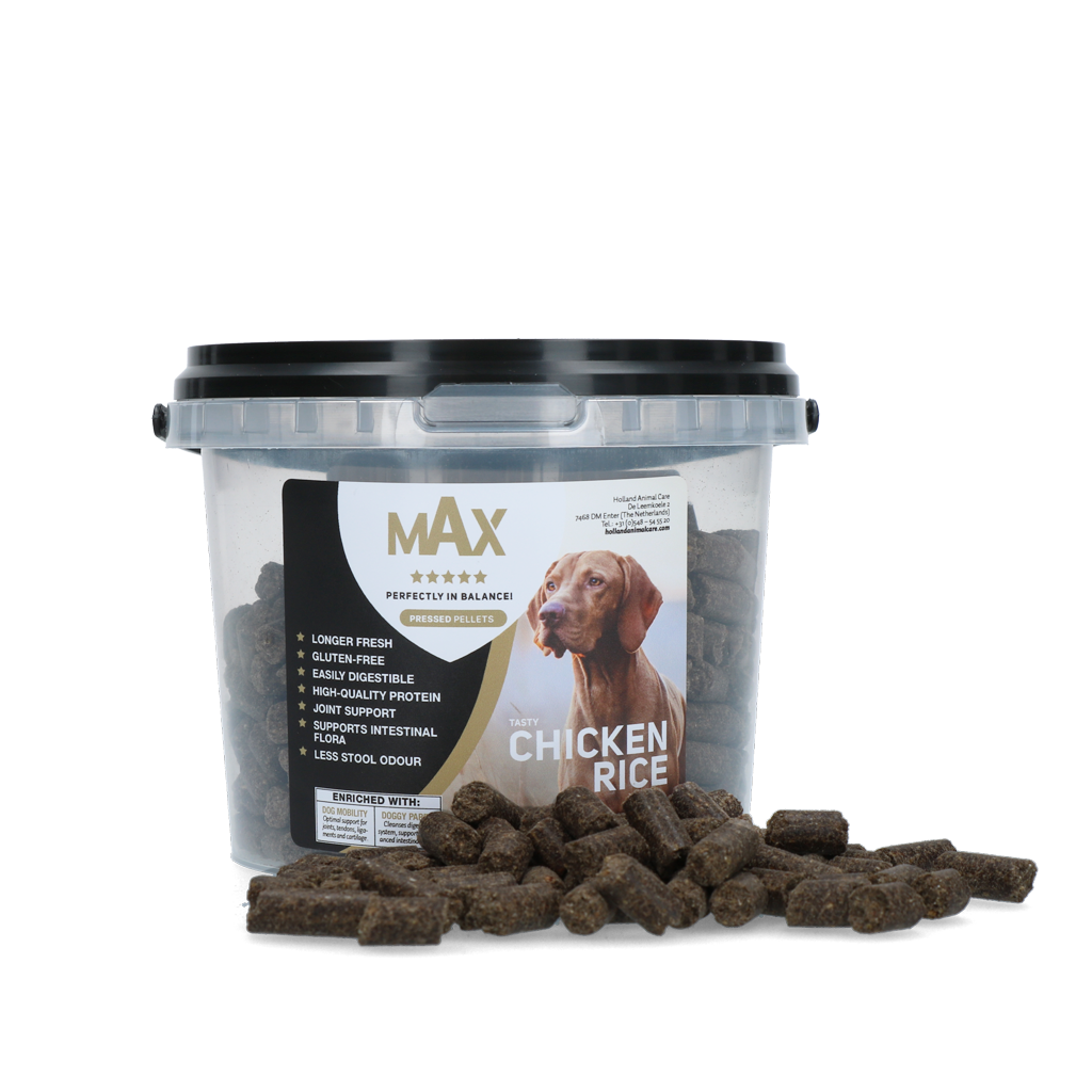 Max Adult croquettes pressées poulet & riz pour chien 400 g