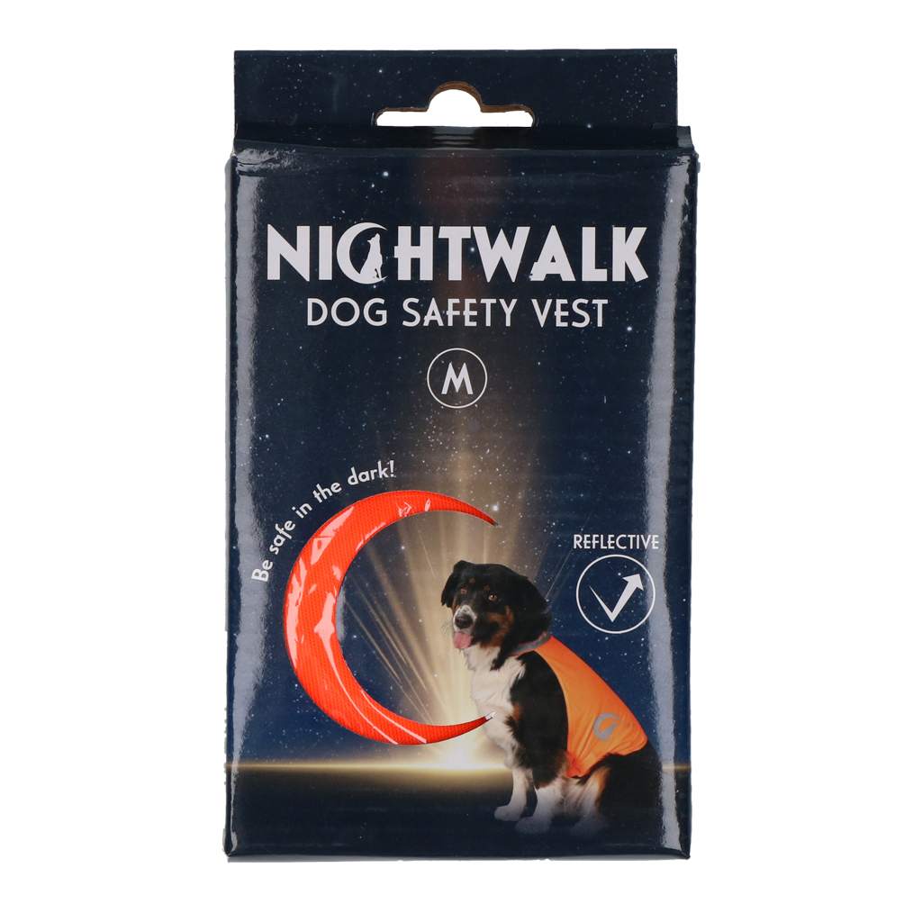 Nightwalk Safety Vest gilet de sécurité chien Orange M