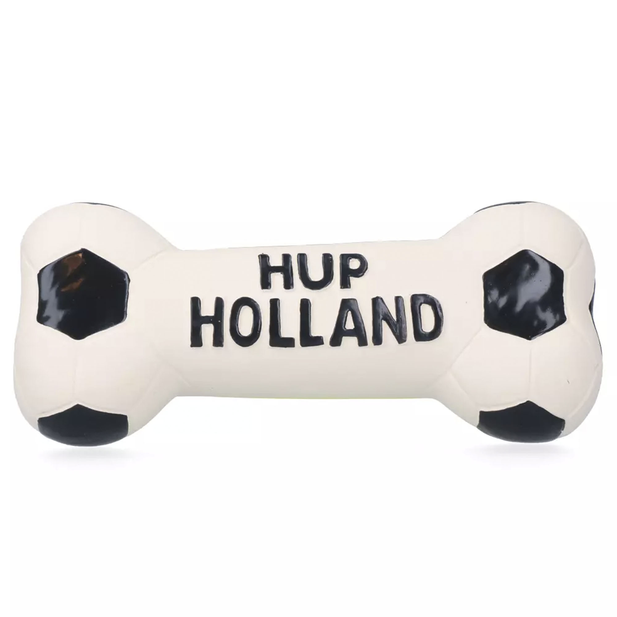 Holland Oranje Latex Bot jouet os en latex pour chien