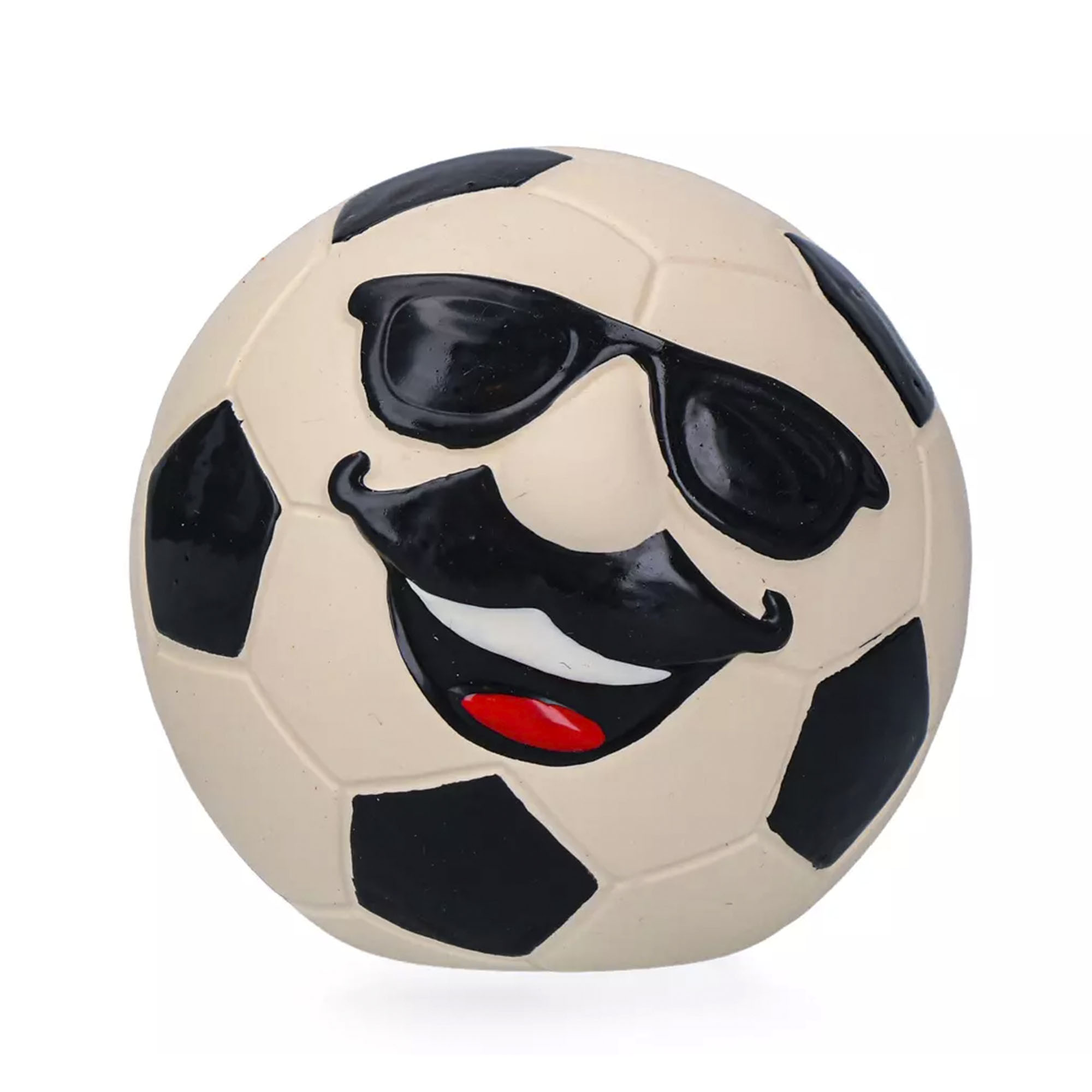 Holland Oranje Latex Mr. WM Soccer Hundespielzeug mit Quietscher L