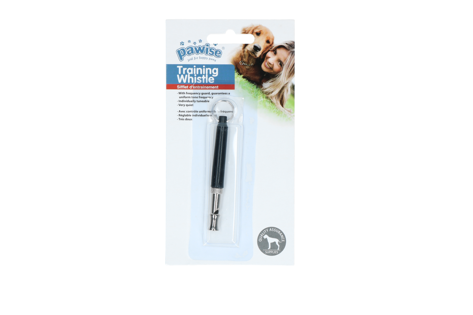 Pawise Dog Training Whistle sifflet pour chien Noir 8 cm