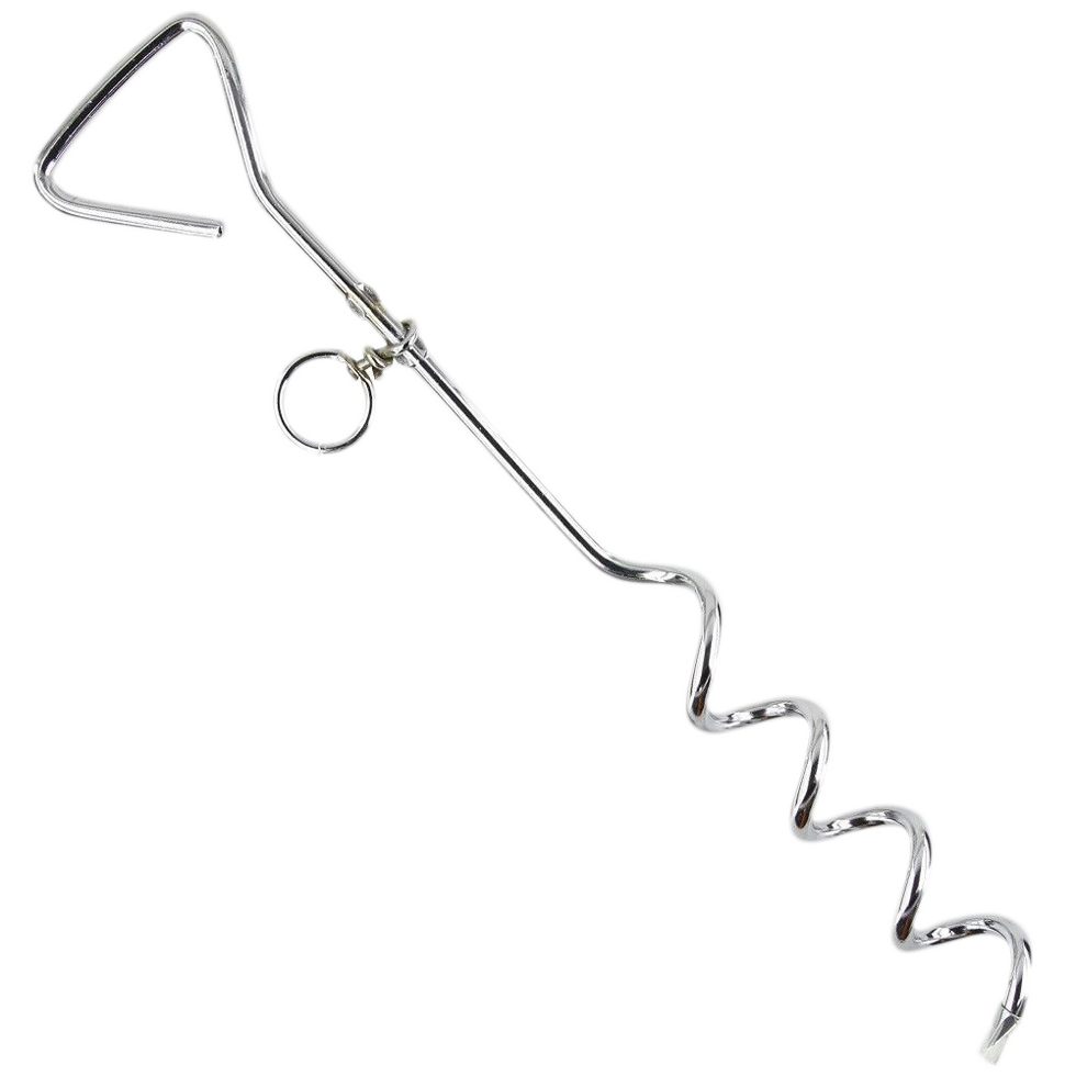 Pawise Spiral aanlegpin voor honden 40 cm