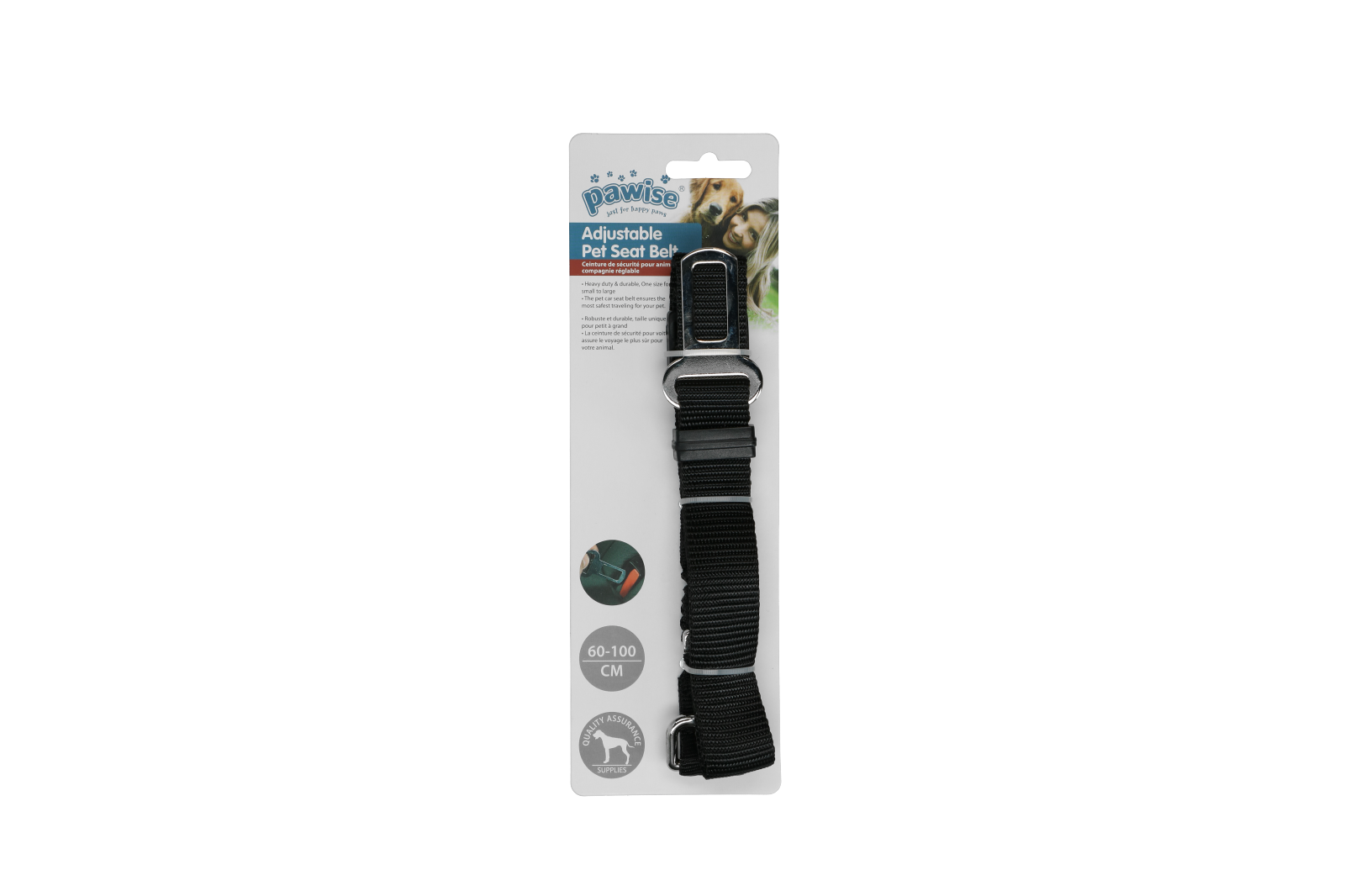 Pawise Autogordel voor honden 60-100 cm