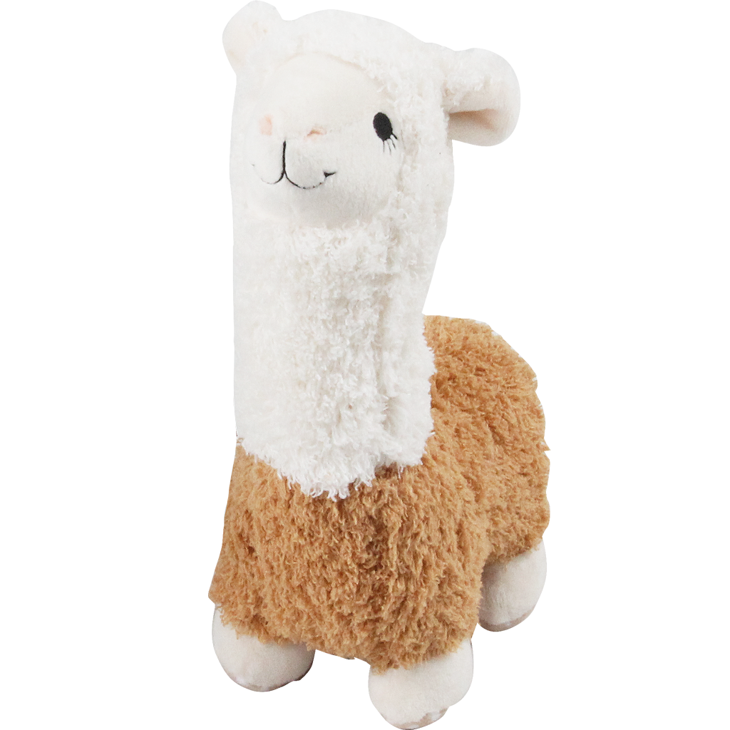 Pawise Alpaca Doll Plüschspielzeug mit Quietscher