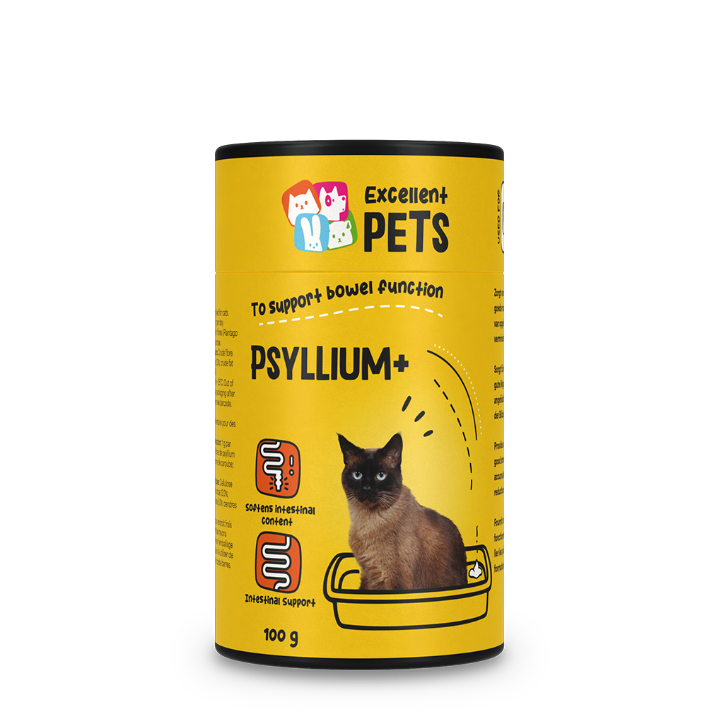 Excellent Pets Cat Psyllium+ 100 g psylliumvezels voor katten