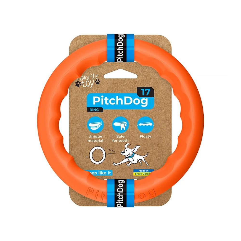 PitchDog Ring apporteerspeelgoed foamed polymer drijvend 20 x 3 cm