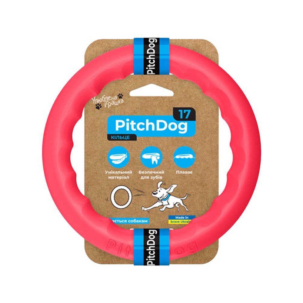 PitchDog Ring apporteerspeelgoed foamed polymer drijvend 20 x 3 cm