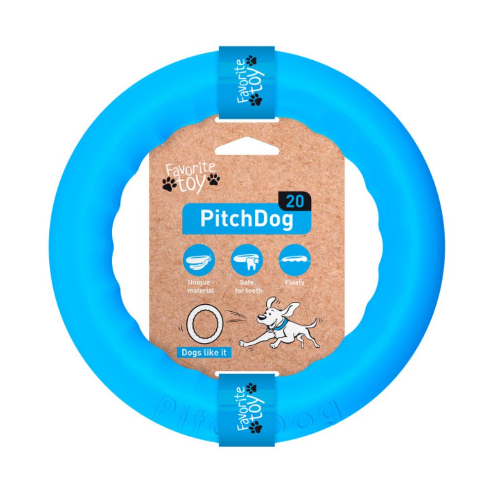 PitchDog Ring apporteerspeelgoed foamed polymer drijvend 20 x 3 cm
