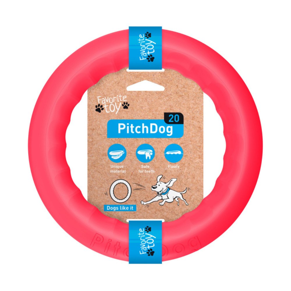 PitchDog Ring apporteerspeelgoed foamed polymer drijvend 20 x 3 cm