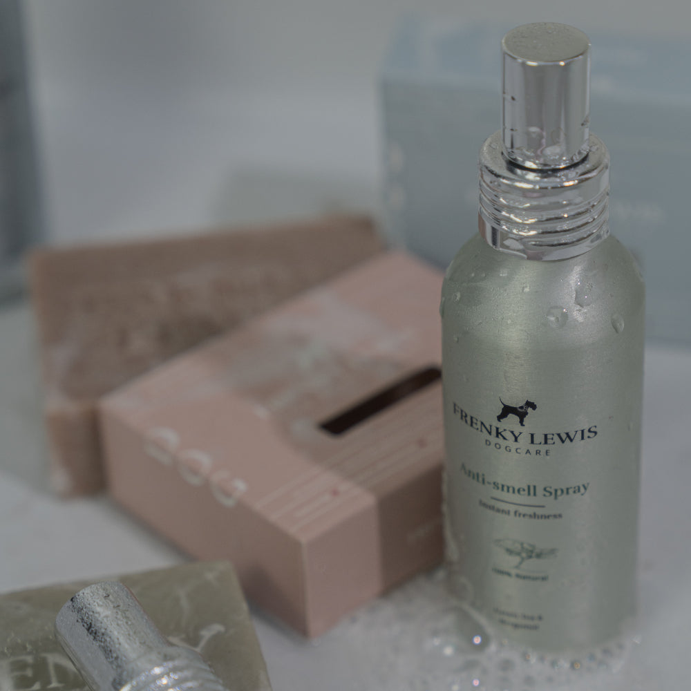 Frenky Lewis Anti Smell Spray hond verzorgingsproduct White Rose Lavender & Ylang Ylang 100 ml