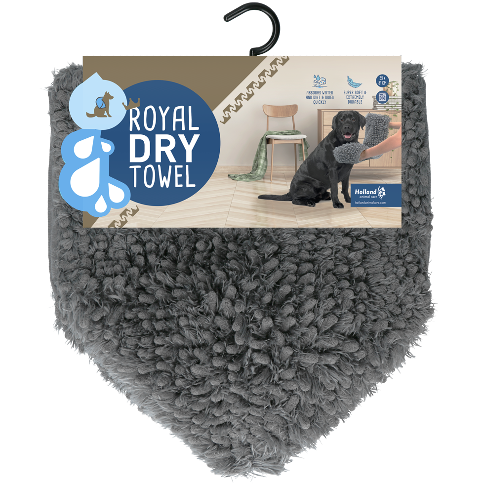 Royal Dry microvezel hondenhanddoek 35 x 81 cm