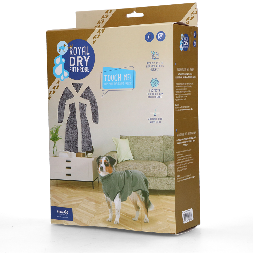 Royal Dry microvezel hondenbadjas XL