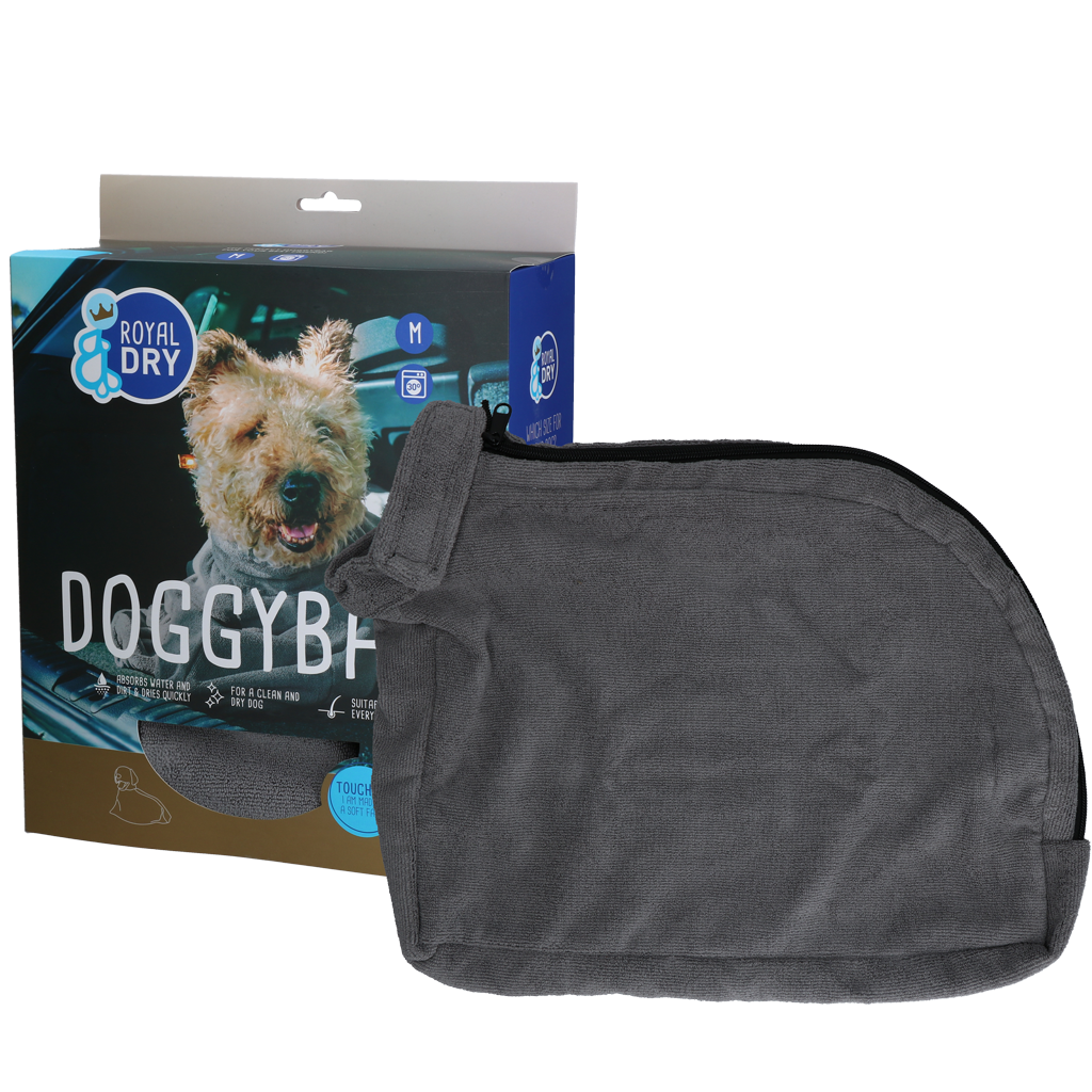 Royal Dry Doggy Bag droogzak voor honden M