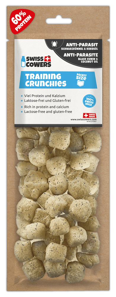 SwissCowers Cheese Crunchies Training Anti-Parasite 30 beloningen