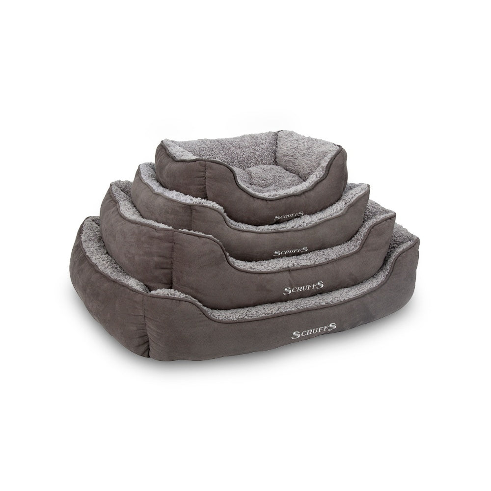 Scruffs Cosy Box hondenbed faux suède/pluche L 75x60 cm