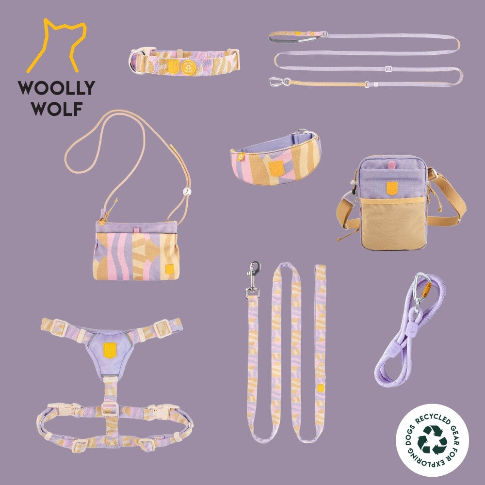 Woolly Wolf Sunshower draagtas RPET 21x14 cm