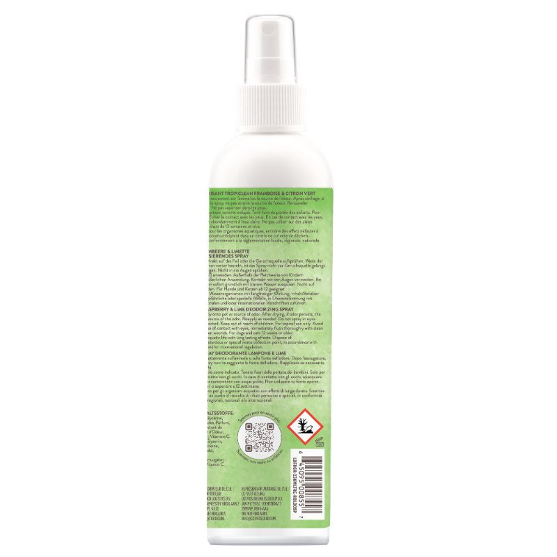 TropiClean 3in1 Deodorising Spray hond verzorgingsproduct 236 ml
