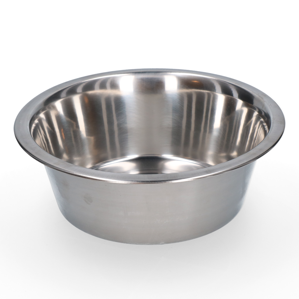 RVS voer- en drinkbak Ø 21 cm voor honden