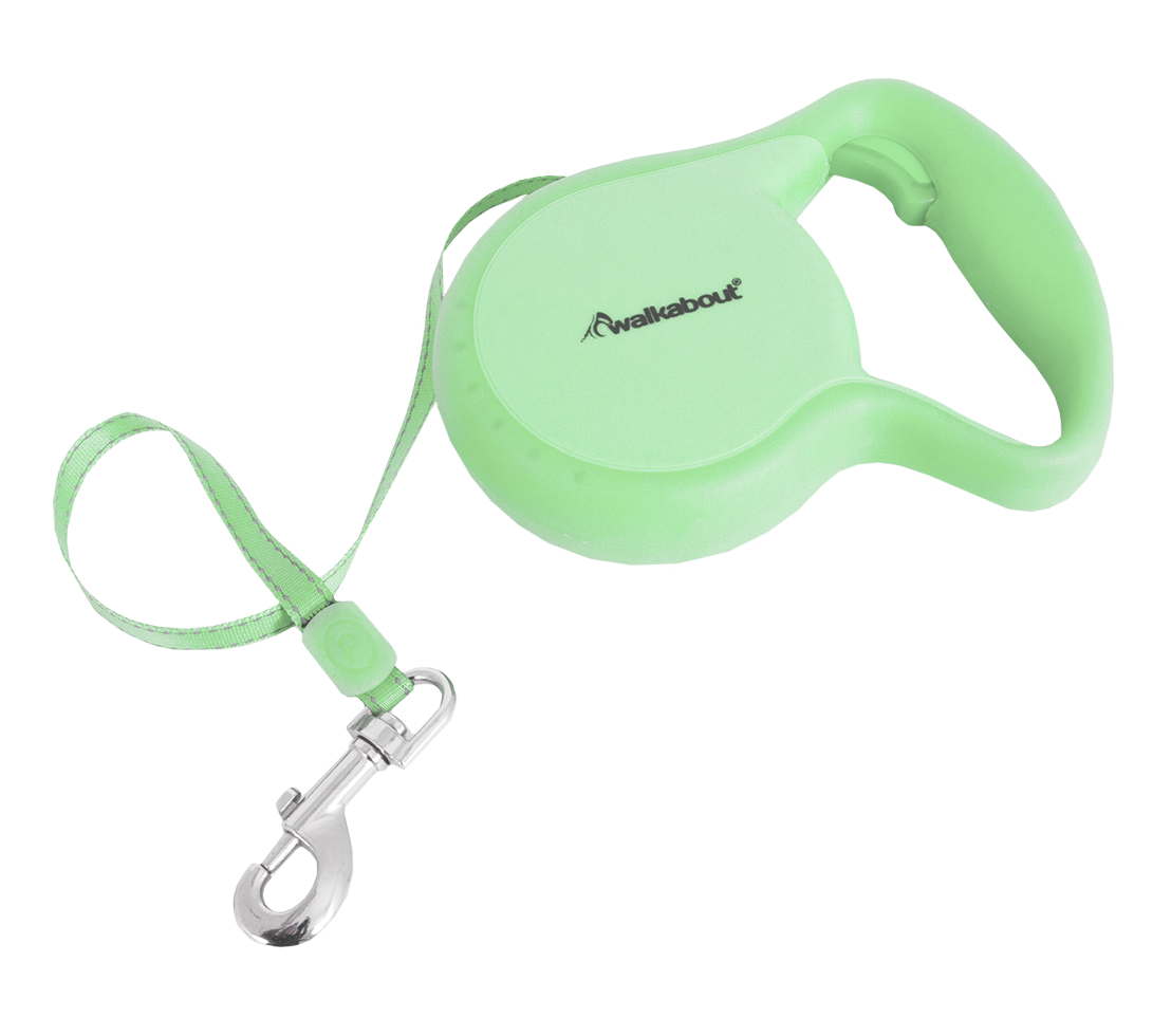 Petmate Walkabout Retractable rollijn Glow in the Dark L