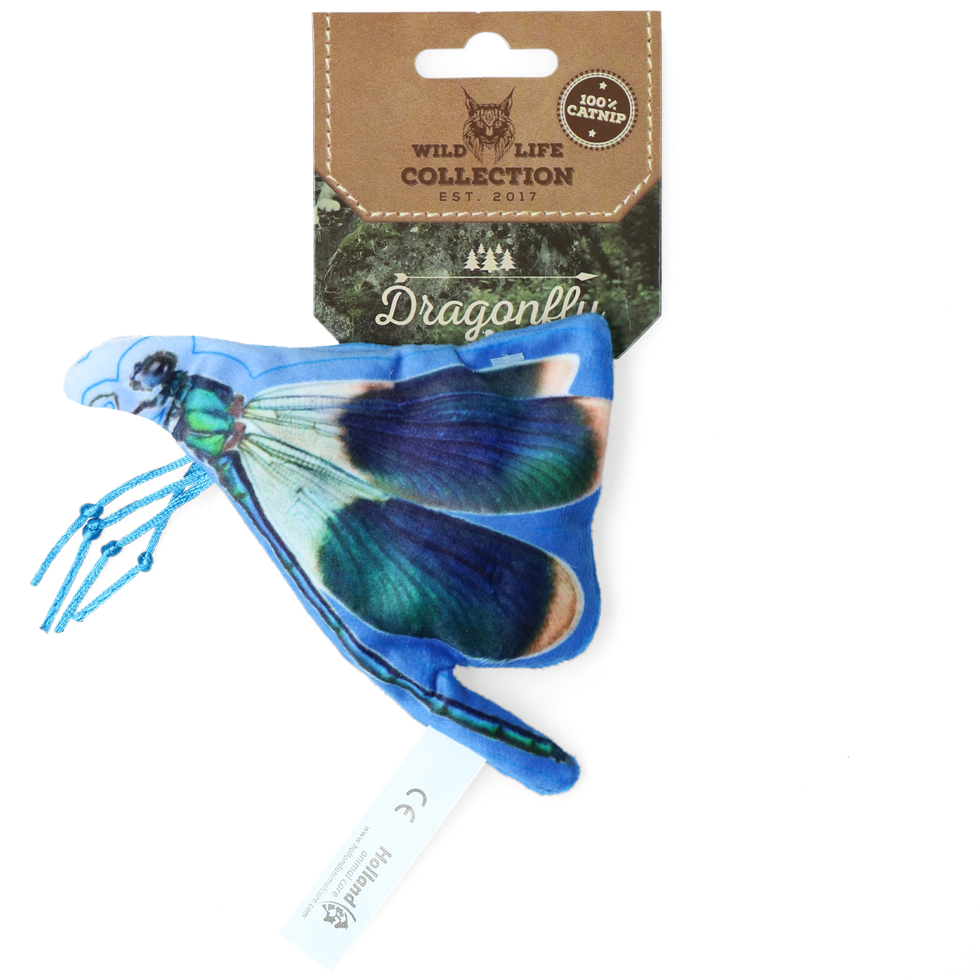 Wild Life Collection Cat Libelle kattenspeeltje met kattenkruid