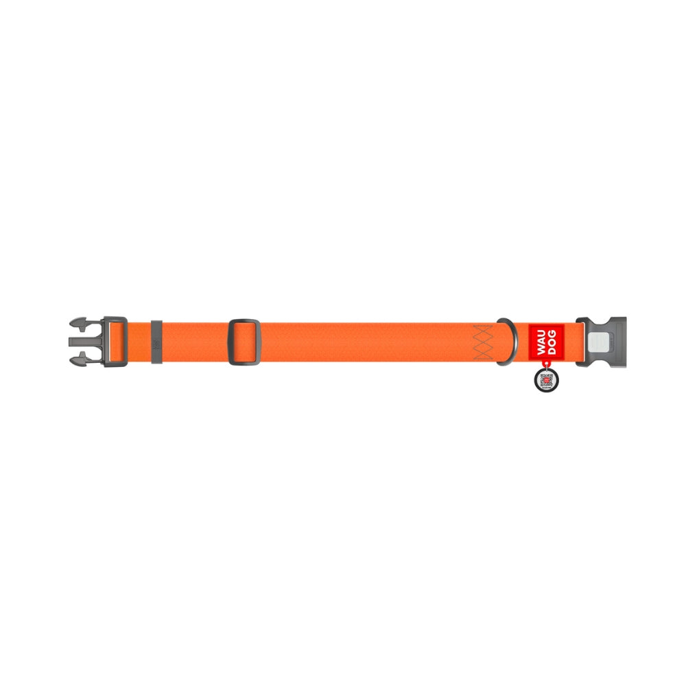 Waudog Waterproof halsband Collartex oranje L 49 cm