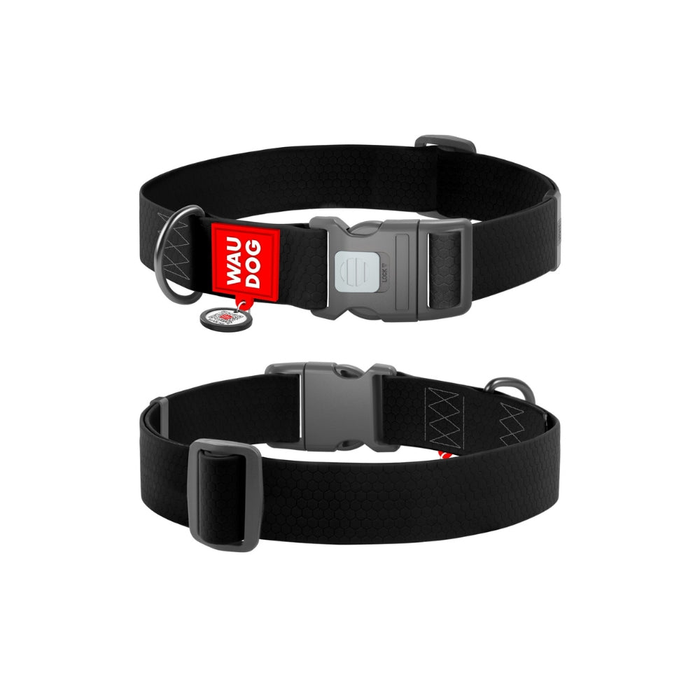 Waudog Waterproof hondenhalsband met QR-paspoort