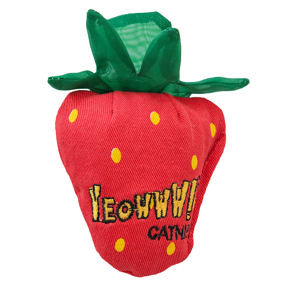 Yeowww! Strawberry Original Katzenminze-Spielzeug Erdbeere