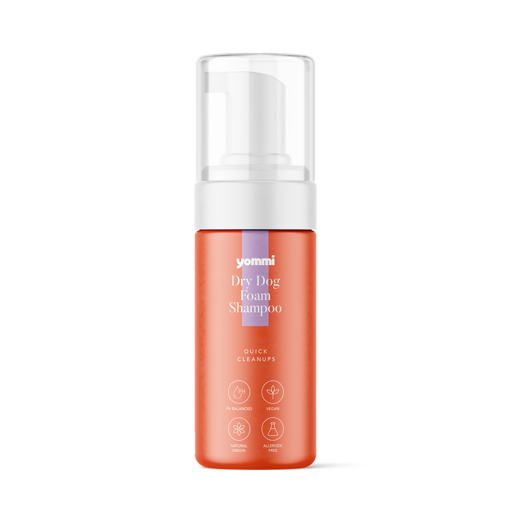 Yommi Dry Dog Foam Shampoo shampoo droogschuim zonder uitspoelen 200 ml