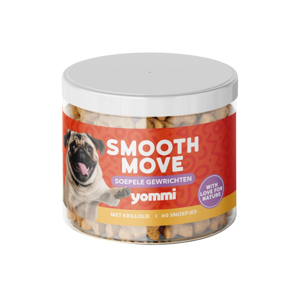 Yommi Smooth Move gewrichtssupplement hond 60 supplementen
