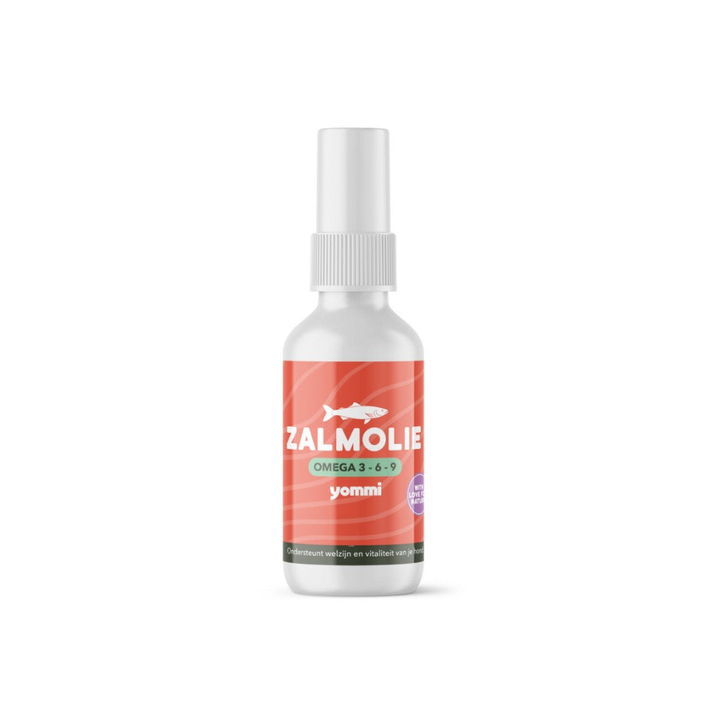 Yommi Zalmolie vacht-supplement hond 100 ml